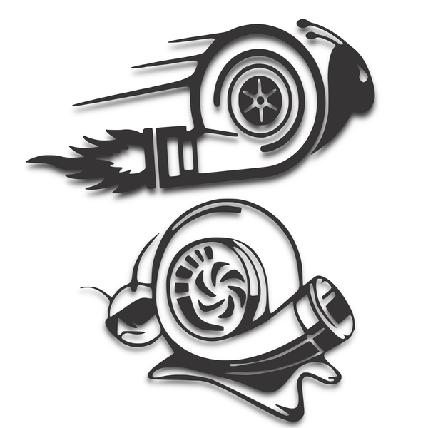 TrendSpire Racing Snails Decals - Set of 4