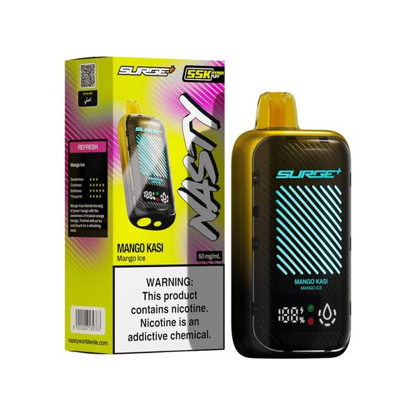 Nasty Bar Surge 55k Disposable Vape - mango-ice