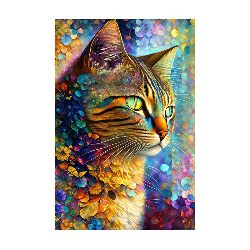 Easy Craft Diamond Painting DIY Kit, 45x30cm- Colorful Bling Cat | Shop ...