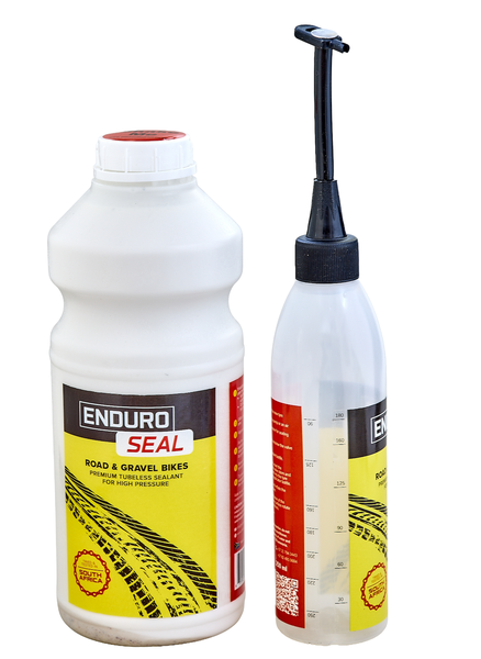 1 Litre Road &amp; Gravel Refill - Enduro Seal, The African Puncture Solution