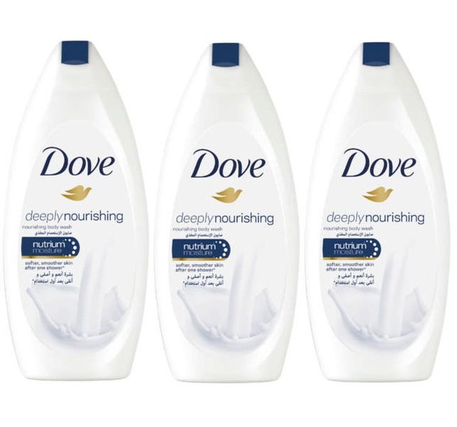 Dove - Body Wash Deeply Nourishing (3 x 500ml)
