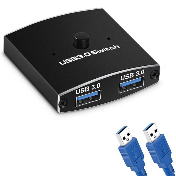 Usb 3 0 Switch Selector 5Gbps 2 In 1 Out Usb For Printer Keyboard