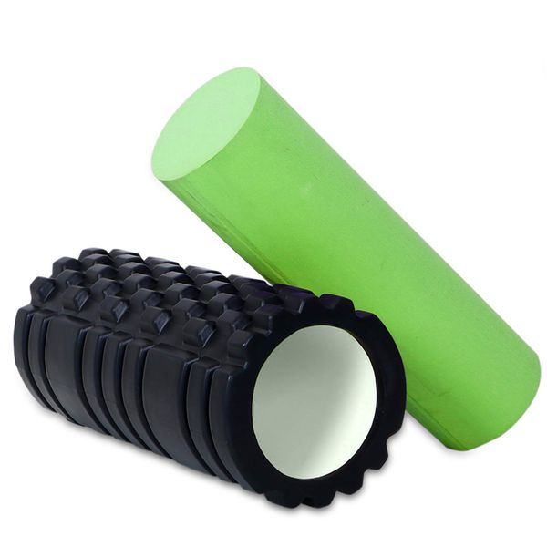 2 in 1 Gym Roller Foam Rollers Muscle Massage Column Muscle Recovery Roller
