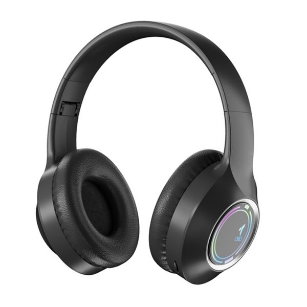 Bluetooth Headphone Esports Headset Obsidian Texture Headset for Boys-Black