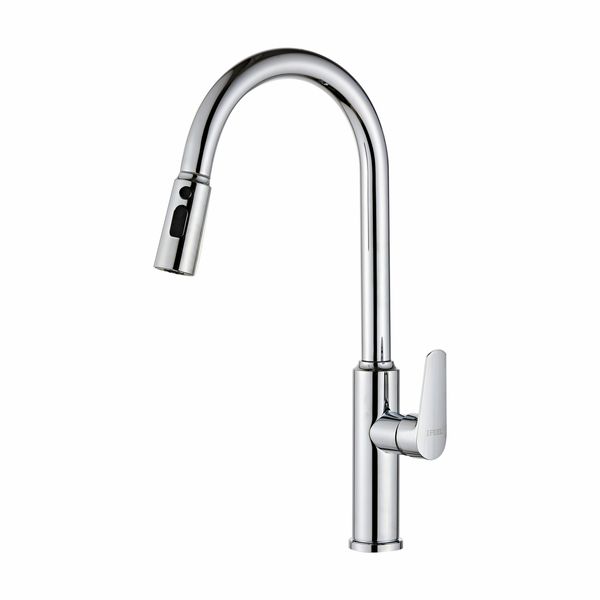 Luxury Black Chrome Kitchen Sink Mixer Tap 1008- Classic Pillar Type