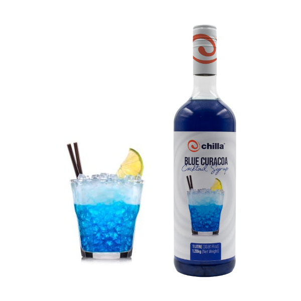 Chilla Blue Curacoa Cocktail Syrup 1lt Coffee | Cocktail | Syrup