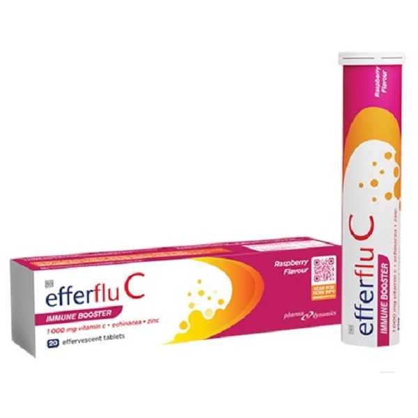 Efferflu- C - Immune Boost Raspberry 20 Tablets x 2
