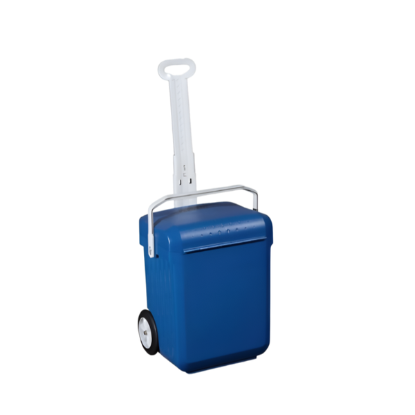 BPA-Free Spacious Wheelie Bag - Blue