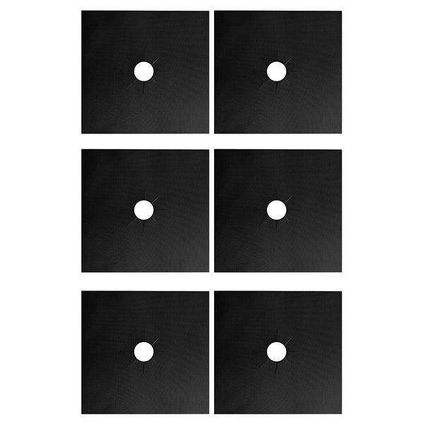 6 Pieces heat-resistant furnace burner cover, reusable