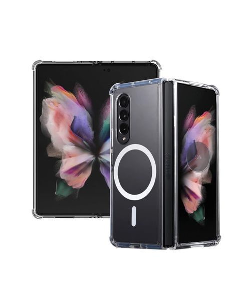 Magnetic Clear Case Compatible With Samsung Galaxy Z Fold 3