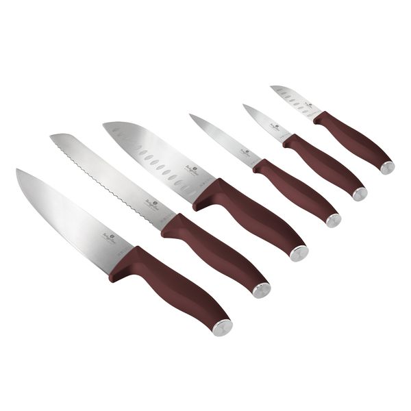 Berlinger Haus 6-Piece Stainless Steel Knife Set - Leonardo Collection