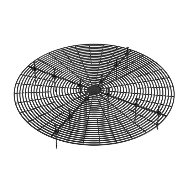 Large Round Pot Cover Brown ABS With 12 Pegs