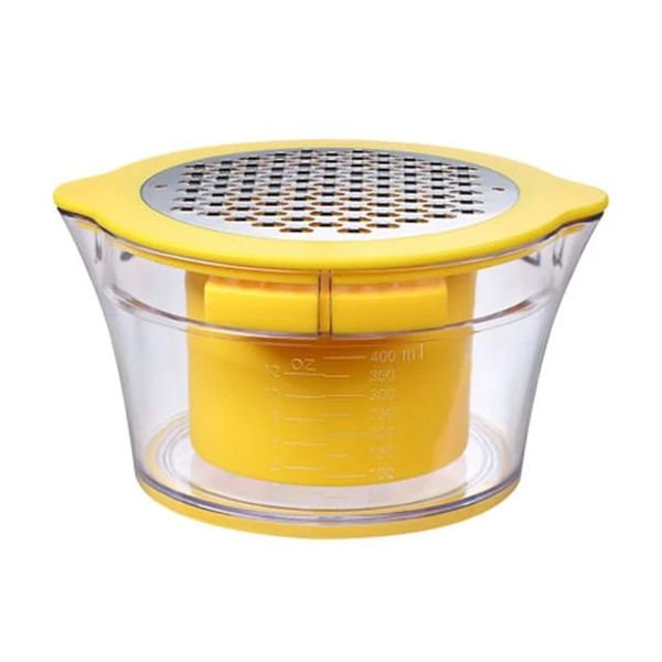 Multifuncitonal 4-in-1 Corn Stripper Kernel Remover - Yellow