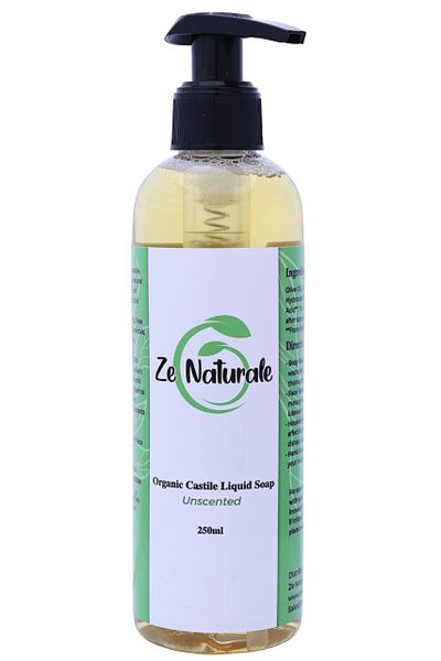 Ze Naturale Organic Castile Liquid Soap - Unscented