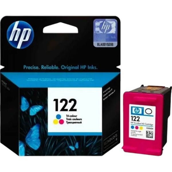 HP 122 Tri-color Original Ink Cartridge , Deskjet 1000: 1500: 2000: 2500