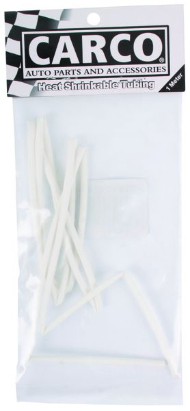 Carco Heat Shrink Tubing - 2.5mm x 1 Meter - White