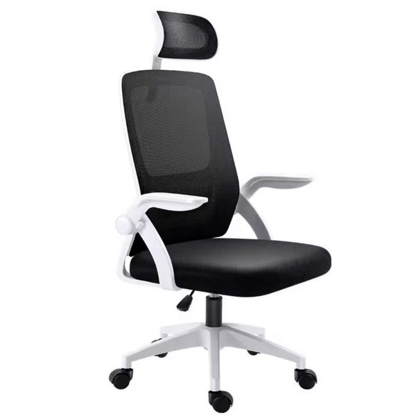 NOVOGRACZ Office NOVO Premium Mesh Chair - MATTE WHITE with Black Mesh