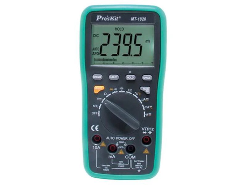 PRK MT-1820: 3 5/6 Dual Display Digital Multimeter with USB Connector
