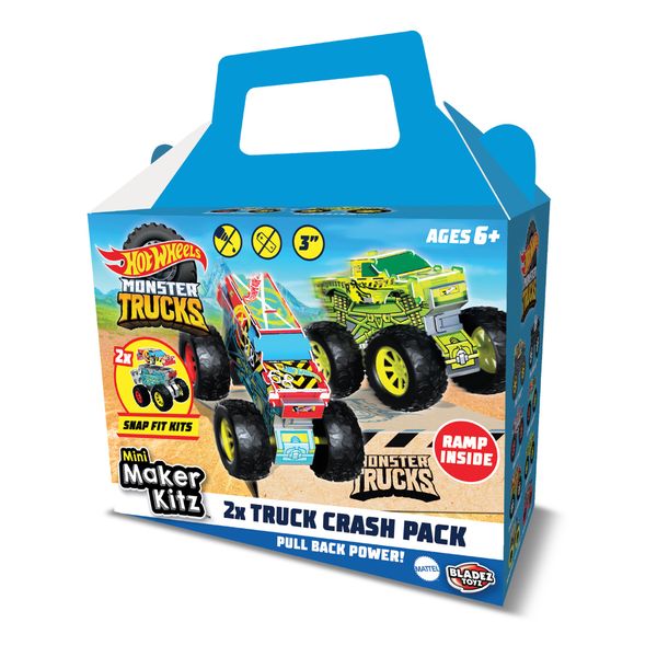 Hot Wheels Mini Monster Trucks Crash Pack