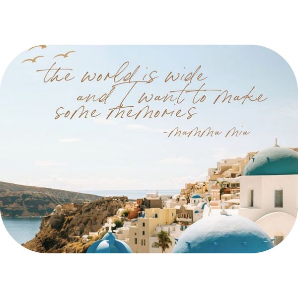 Wide World Mamma Mia Printed Mouse Pad