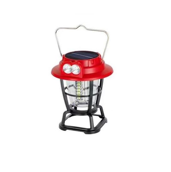 Solar Powered Camping Lamp 30W Red FA-9588L