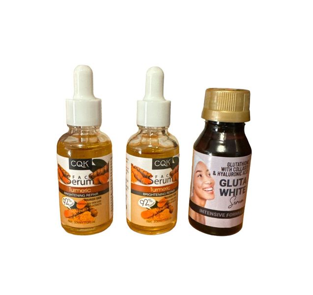 2 x 30 ml Tumeric Face Serum with Argan Oil Face Serum