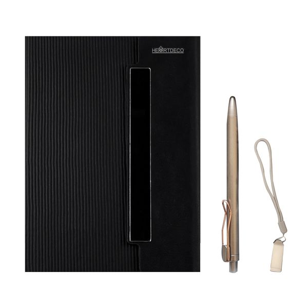 Heartdeco Magnetic Journal Gift Set - Includes 32GB USB, Pen, and Lanyard