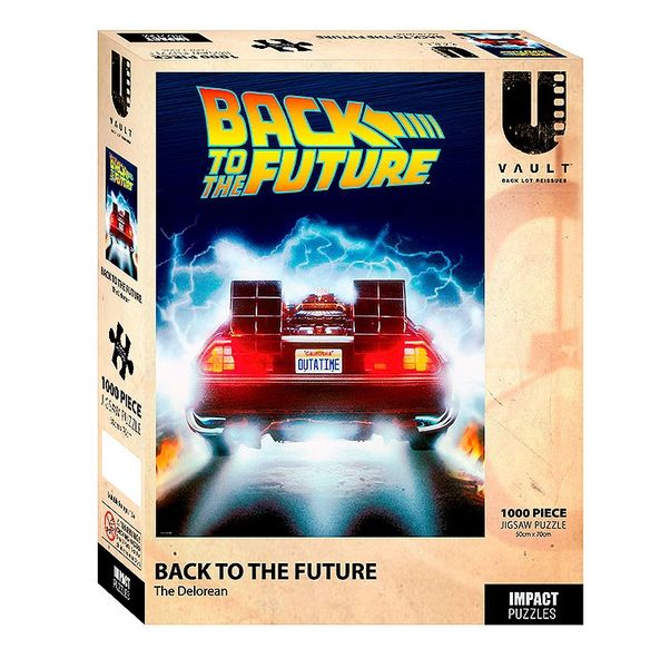 Back To The Future - The Delorean - 1000 Piece Jigsaw Puzzle