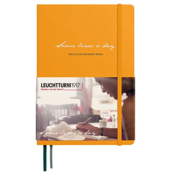 Leuchtturm 5 Year Book (A5) Hardcover Journal - Some Lines A Day Note Book