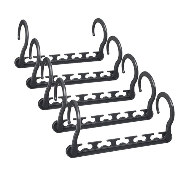 Hangers for Clothes,5 Pack Hangers Closet Organizer Collapsible Hangers