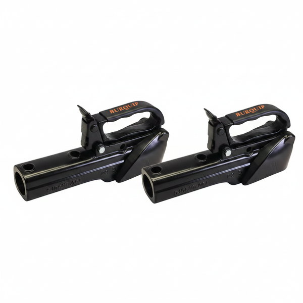 Heavy-Duty 50mm Hitch Trailer Coupler 2700kg Load Capacity - 2 Pack