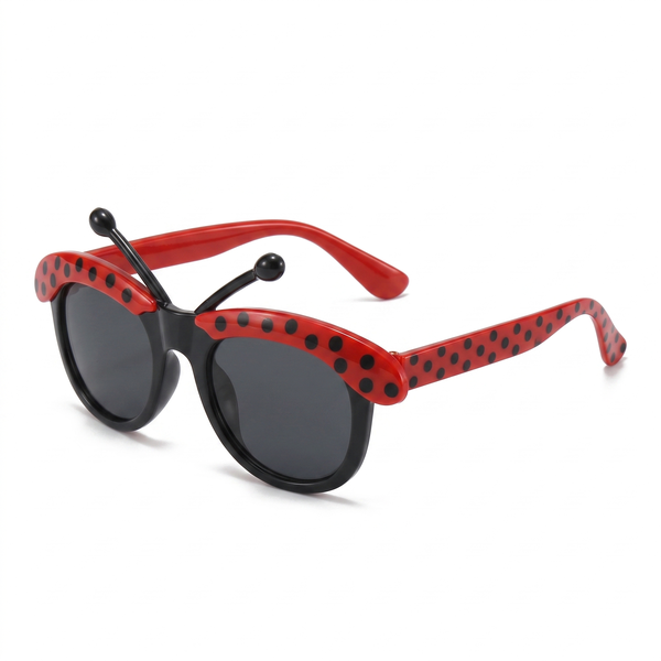 Ladybug Costume Party Glasses - Red Novelty Insect Shades for Kids Costume