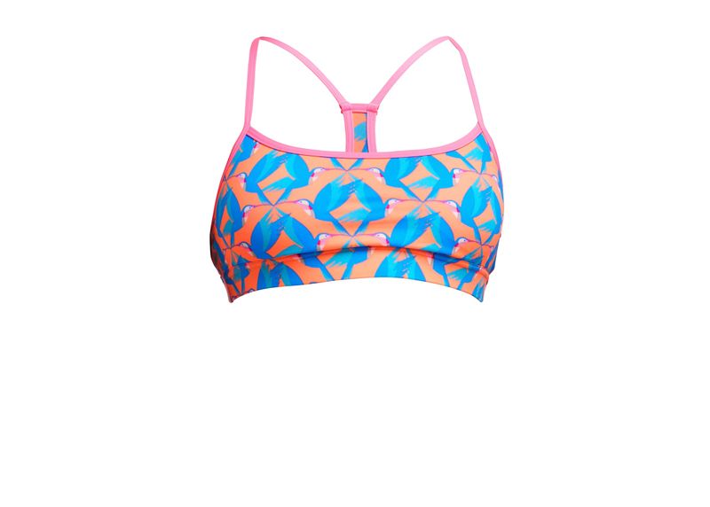 Funkita Ladies Swim Crop Top Swimming Costume - In a Flap