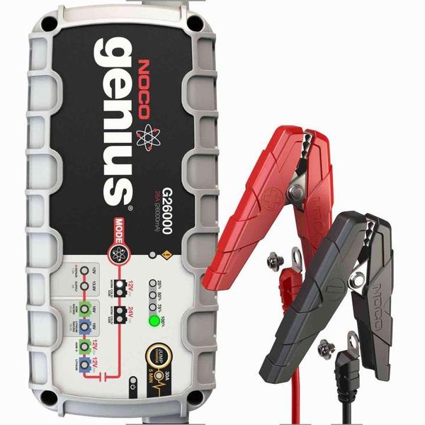 G26000 - 12V &amp; 24V UltraSafe Battery Charger with JumpCharge Engin Start