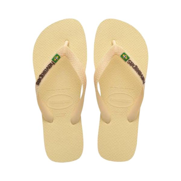 Havaianas Men's Flip Flops-Logo Buttercream