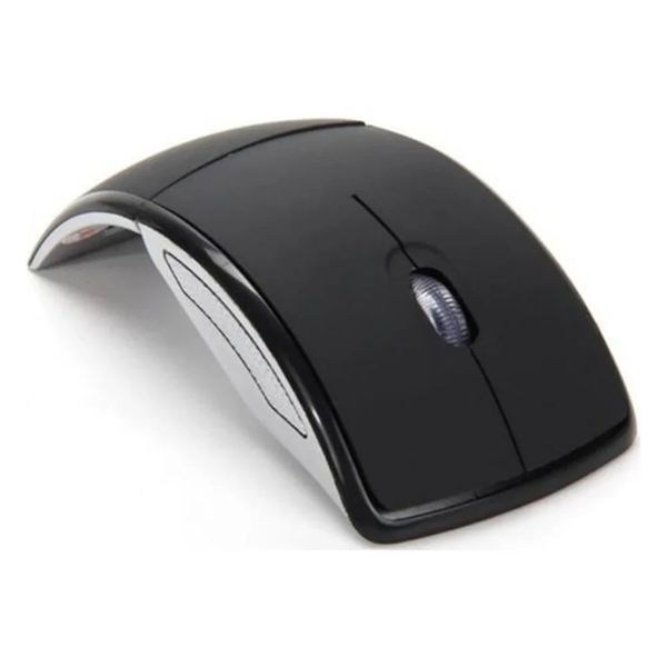 Ergonomic Wireless Arc Mouse USB 2.4G Computer Foldable Mouse Easy &amp; Cary