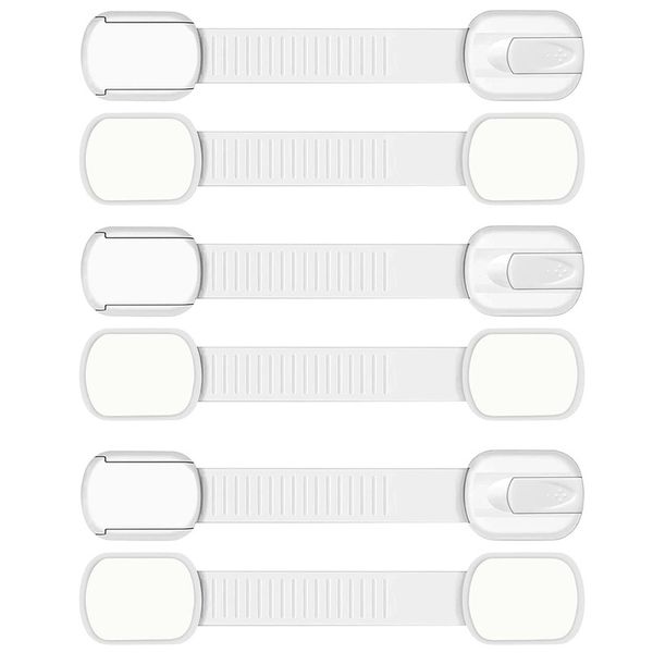 Set of 6 Child Door Fuses, Locks Drawers, Refrigerator, Freezer
