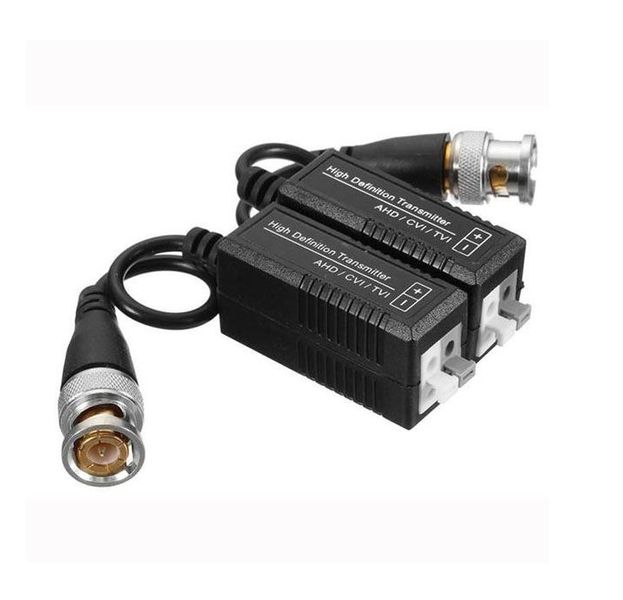 HD BNC to UTP Balun Cat5/5e/6 Video Transceiver Pair AHD/TVI/CVI CCTV