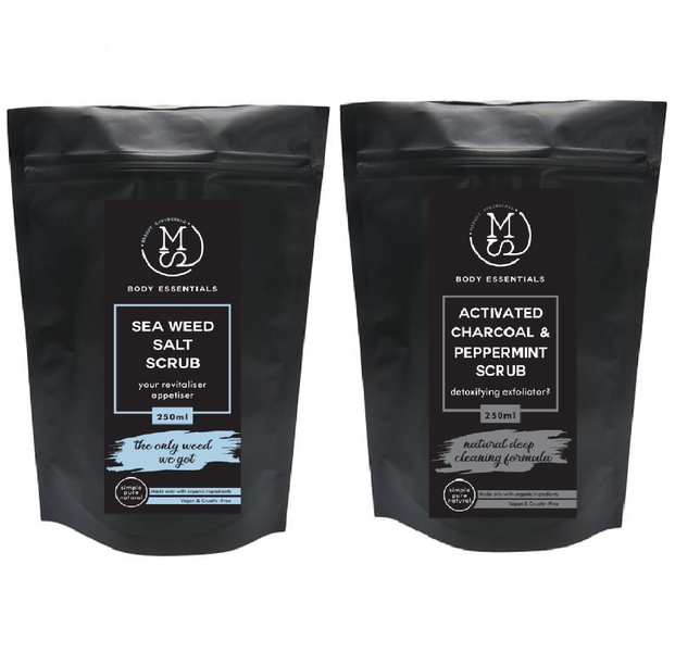 MSBody Essential Combo - Seaweed Salt and Activated Charcoal/ Peppermint