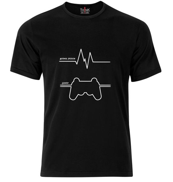 Think out Loud Mens "NORMAL PERSON, GAMER" T-Shirt