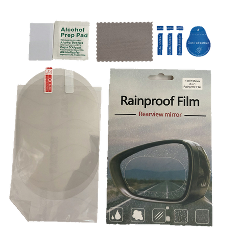 Rearview Mirror Rain Film, Car Pet Rearview Mirror Rain Protection