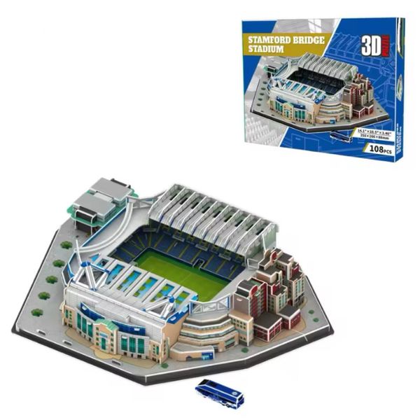 3D Puzzle of Stamford Bridge Stadium (108 Piece)