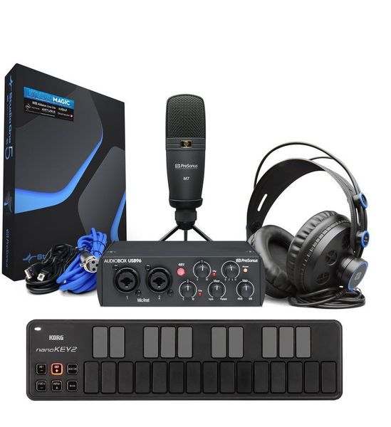 PreSonus Audiobox 96 Studio with KORG nanoKEY2