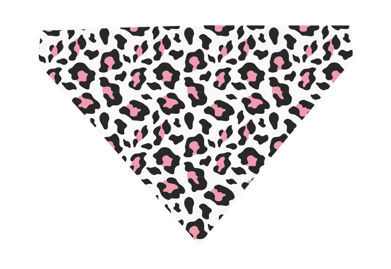 My Paws - Dog Bandana with Removeable Collar - Leopard Print