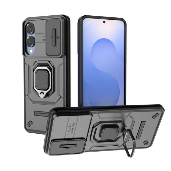 Window Pushing Ring Phone Case Compatible with Samsung Galaxy S25 Ultra