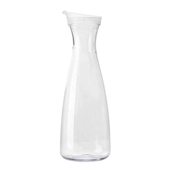 Modern Acrylic Large Capacity Carafe - 1.1L - White/Transparent
