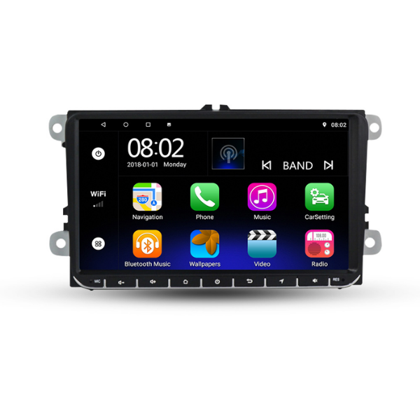 Android Radio Navigation Infotainment Unit CarPlay Android Auto 2GB 32GB Compatible With VW