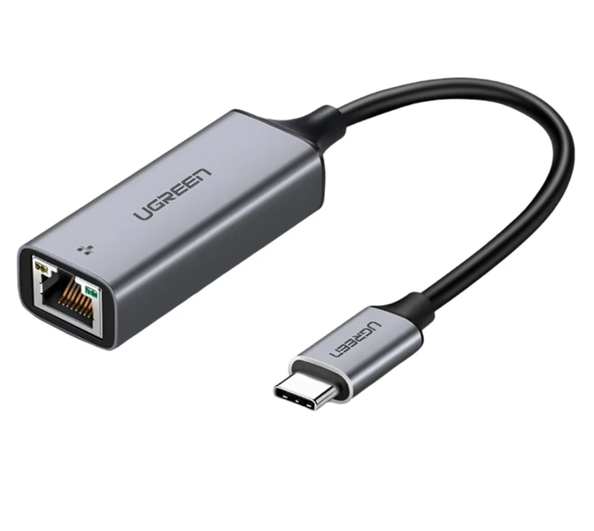 UGREEN UltraFast USB-C to Gigabit Ethernet Adapter - Silver