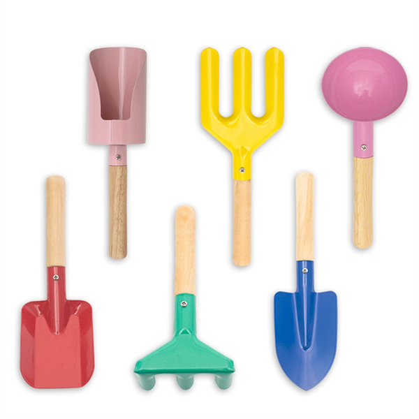 Beach Toys, Children's Gardening Tools Sand Toy Set - 6 Piece