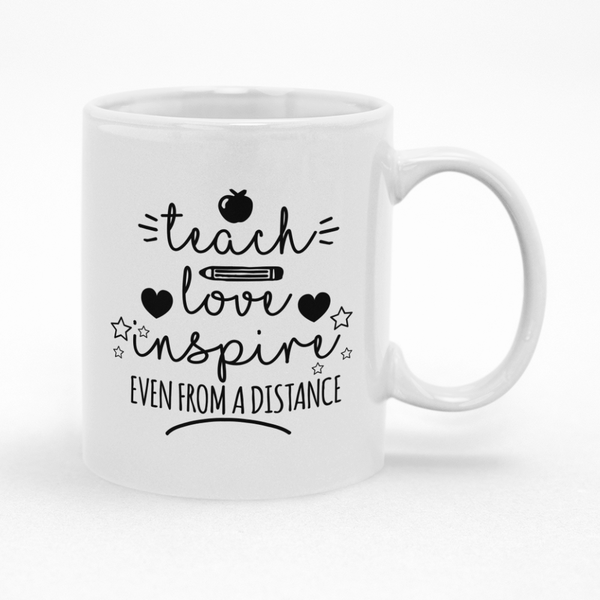 Teach Love Inspire Mug - Gift Idea for Birthday or Christmas